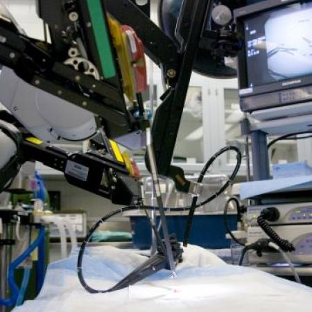Endoscopic robotic surgery hybrid