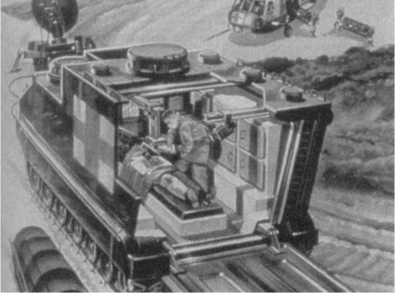 Illustration of Robotic Transport Carrier 