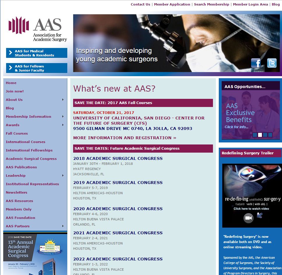 AAS: Asociación Académica de Cirugía